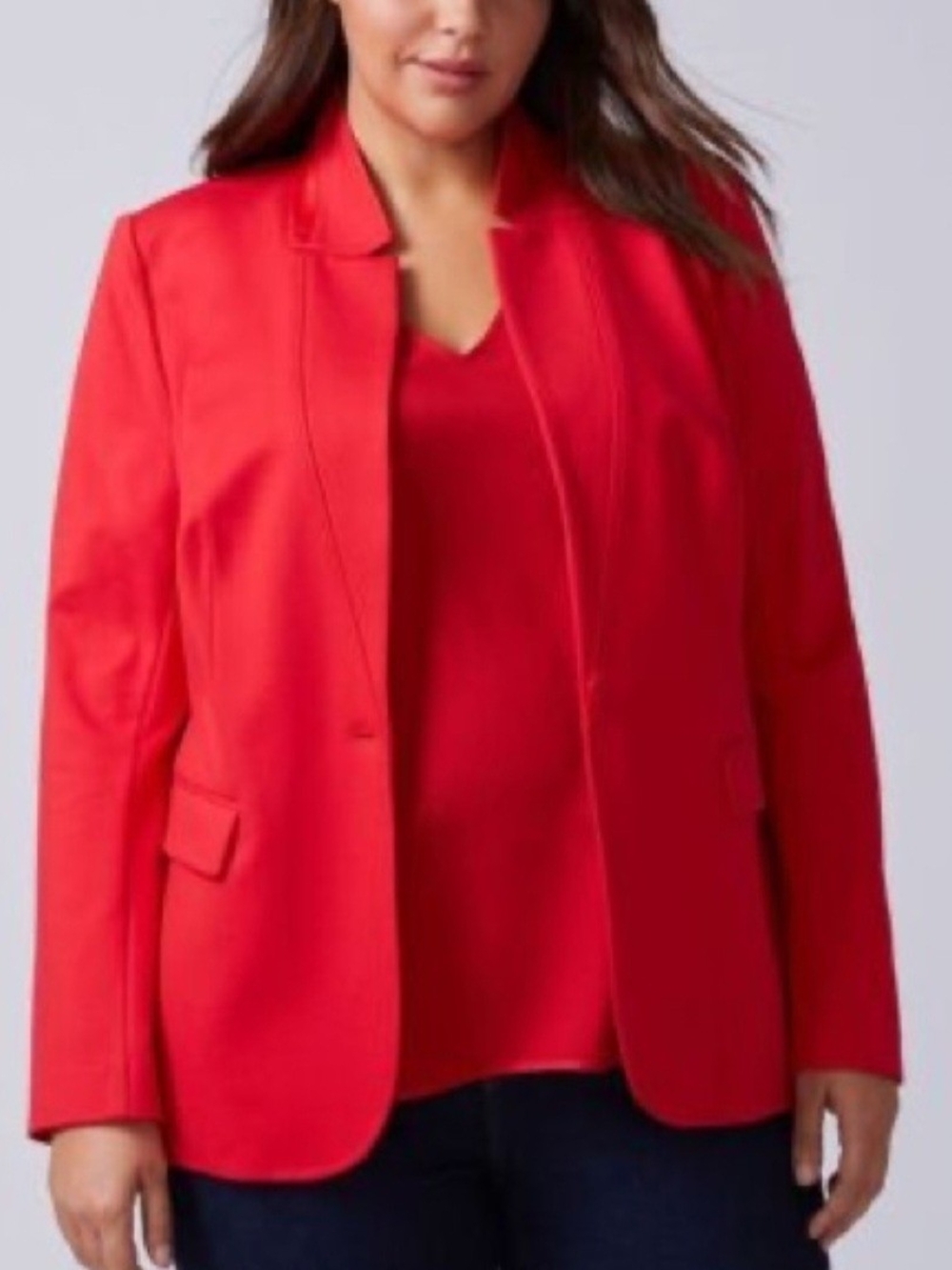 Lane Bryant Red Tailored Blazer | Plus Size